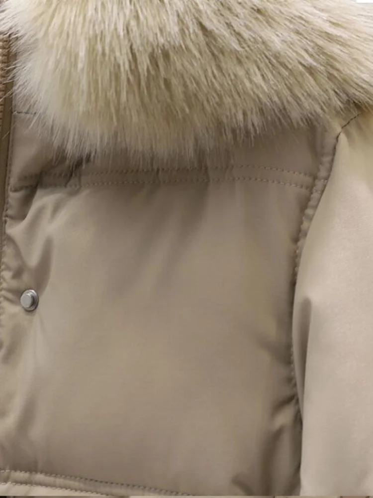 2021 Winter Women White Duck Down Jacket Loose Long Down Coat Large Real Fox Fur Collar Hooded Outwear Warm Thick Parka
2021 Winter Women White Duck Down Jacket Loose Long Down Coat Large Real Fox Fur Collar Hooded Outwear Warm Thick Parka