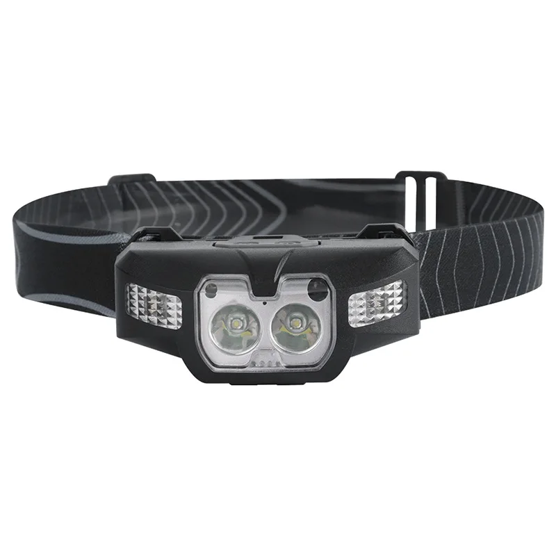 Lightweight and strong light outdoor fishing and running red light warning USB rechargeable waterproof headlight 
Lightweight and strong light outdoor fishing and running red light warning USB rechargeable waterproof headlight