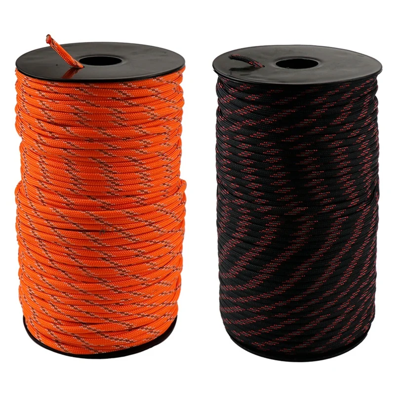Hot Reflective Paracord 100M 4mm Paracord 10Strand Core Outdoor Camping Rope Clothline Parachute Cord Lanyard Tent Corda
Hot Reflective Paracord 100M 4mm Paracord 10Strand Core Outdoor Camping Rope Clothline Parachute Cord Lanyard Tent Corda