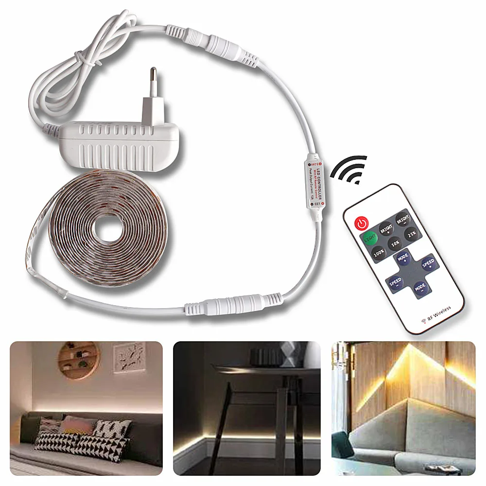 5M LED light Strip Waterproof 2835 Ribbon LED Strip Dimmable Touch Sensor Switch 12V Power Supply For Under Cabinet Kitchen Lamp
5M LED light Strip Waterproof 2835 Ribbon LED Strip Dimmable Touch Sensor Switch 12V Power Supply For Under Cabinet Kitchen Lamp
