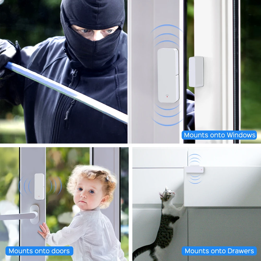 Tuya Smart WiFi Door Sensor Door Open / Closed Detectors Wifi App Home Alarm Compatible With Alexa Google Home Window Sensor
Tuya Smart WiFi Door Sensor Door Open / Closed Detectors Wifi App Home Alarm Compatible With Alexa Google Home Window Sensor
