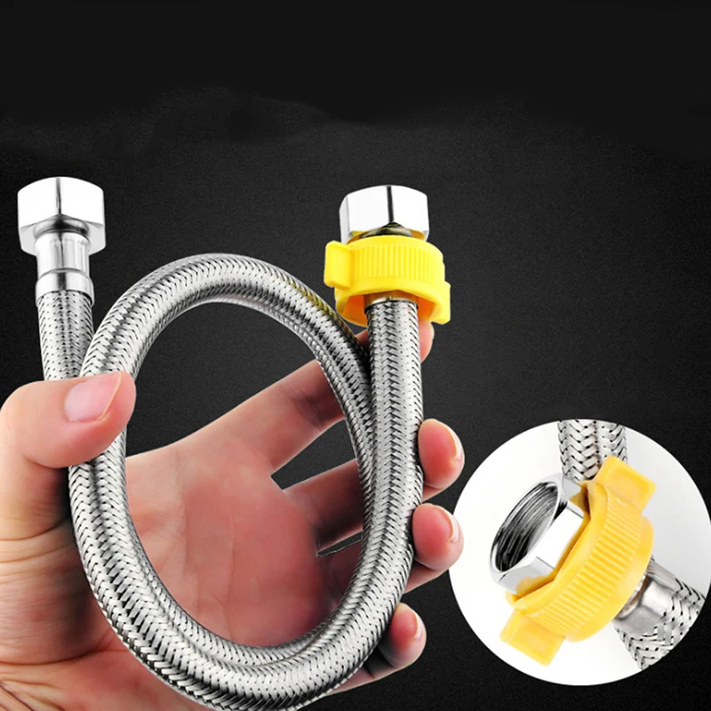 1pc High Quality 304 Stainless Steel Hose Braided Single Hole Hot And Cold Water Sink Kitchen Faucet Inlet Pipe
1pc High Quality 304 Stainless Steel Hose Braided Single Hole Hot And Cold Water Sink Kitchen Faucet Inlet Pipe