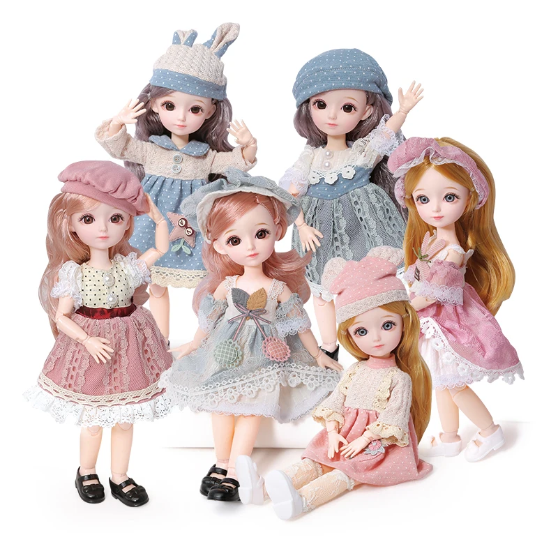 12 Inch 31cm Bjd Doll 23 Movable Joints 1/6 Makeup Dress Up 3D Eyes Long Wig For Babys Girls Toys Fashion Birthday Gifts New
12 Inch 31cm Bjd Doll 23 Movable Joints 1/6 Makeup Dress Up 3D Eyes Long Wig For Babys Girls Toys Fashion Birthday Gifts New