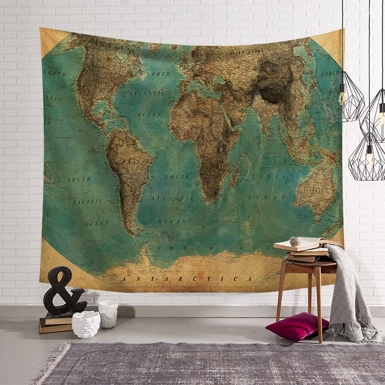 Maps Tapestry Wall Hanging Bohemian Beach Mat Polyester Blanket Yoga Home Bedroom Art Carpet Decor
Maps Tapestry Wall Hanging Bohemian Beach Mat Polyester Blanket Yoga Home Bedroom Art Carpet Decor