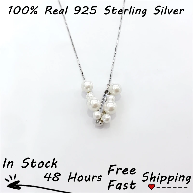 Elegant Dainty Female 925 Sterling Silver Imitation Pearl Handmade Double Circle Lock Jewelry Trend 2021 Pendants For Necklace
Elegant Dainty Female 925 Sterling Silver Imitation Pearl Handmade Double Circle Lock Jewelry Trend 2021 Pendants For Necklace