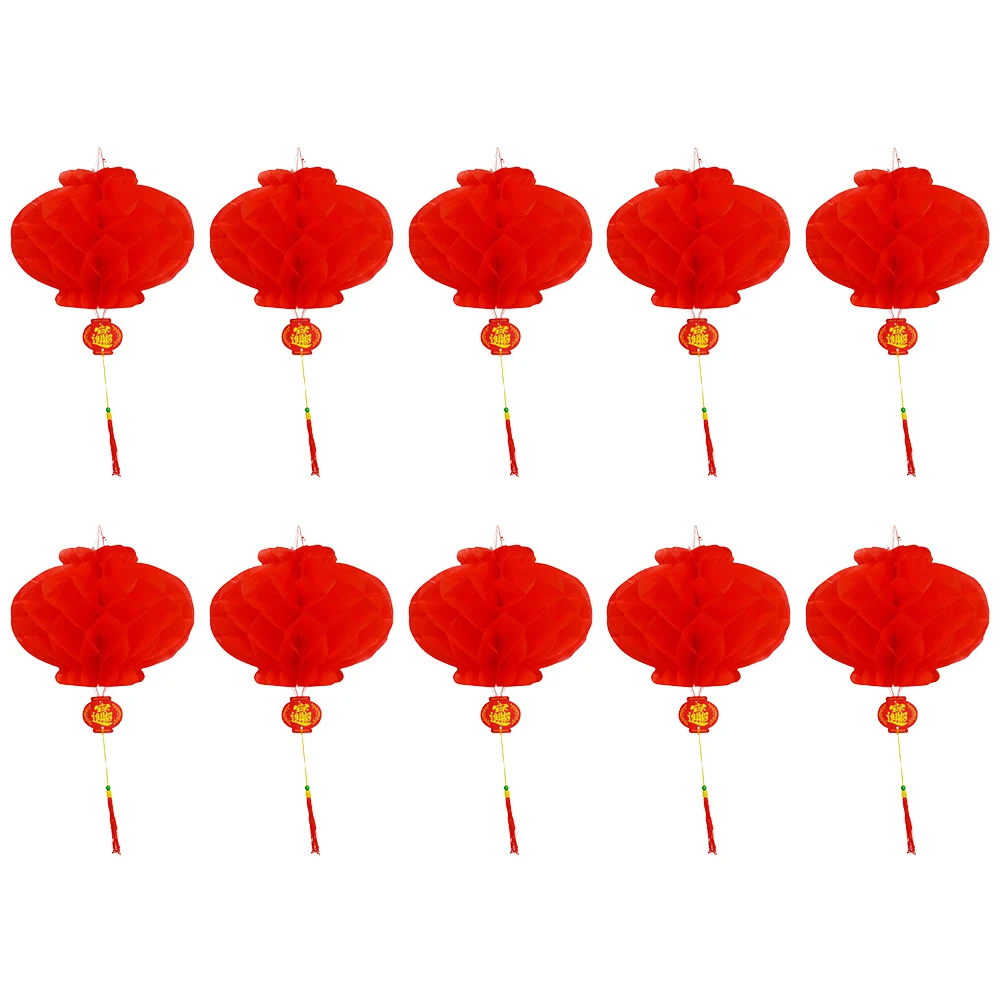 10pcs/pack Chinese Lunar New Year Red Plastic Waterproof Lantern New Year Gifts and Crafts DIY Decoration Supplies
10pcs/pack Chinese Lunar New Year Red Plastic Waterproof Lantern New Year Gifts and Crafts DIY Decoration Supplies