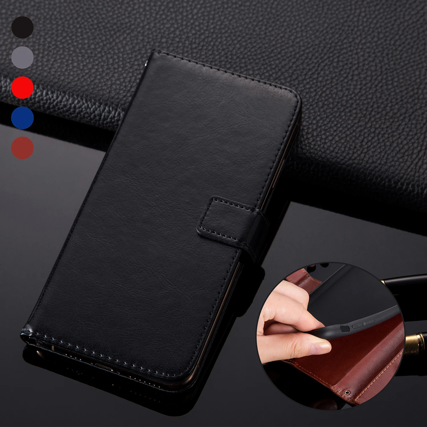Чехол для huawei P Smart Z кожаный чехол книжка на p smart z Y5 Y6 Y7 2019 honer 20 Pro 9X8 S