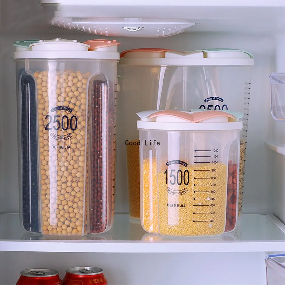 Transparent Food Grade Storage Eco-friendly Tank Food Storage Cereal Dispenser Storage Box Rotating Dry Food Kitchen Container
Transparent Food Grade Storage Eco-friendly Tank Food Storage Cereal Dispenser Storage Box Rotating Dry Food Kitchen Container