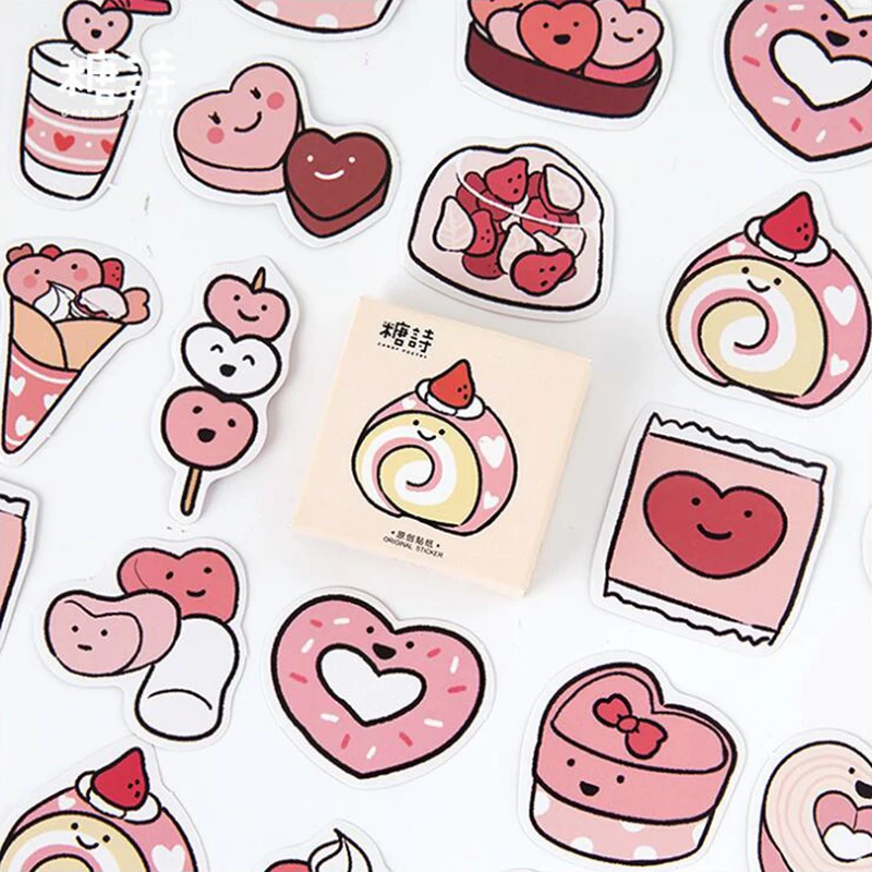 Dessert Cake Sticker Aesthetic Scrapbooking Accessories Phone Sticker Flakes Office School Supplies 45PCS
Dessert Cake Sticker Aesthetic Scrapbooking Accessories Phone Sticker Flakes Office School Supplies 45PCS