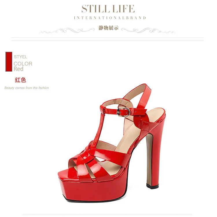 Sandals women's high heel thick heel waterproof platform summer walk show shoes in 2019 open toe super high heel sandals 13cm
Sandals women's high heel thick heel waterproof platform summer walk show shoes in 2019 open toe super high heel sandals 13cm