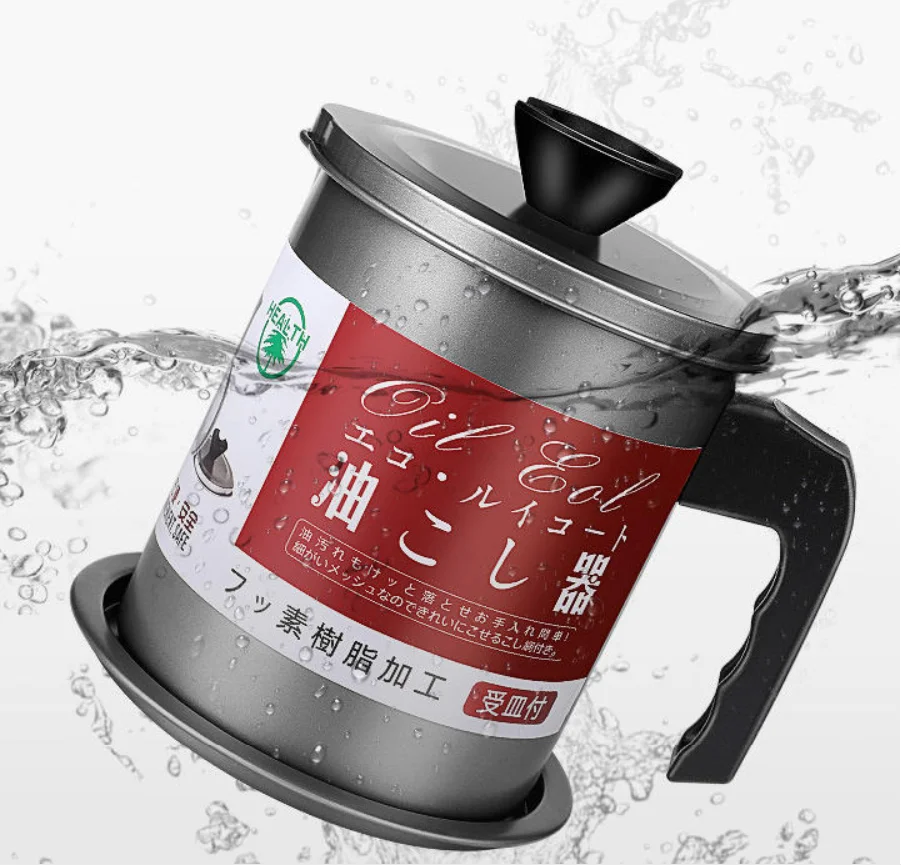 1.4L stainless steel lard tank oil filter pot large capacity filter oil Separator storage tank kitchen tools oil bottle With Cov
1.4L stainless steel lard tank oil filter pot large capacity filter oil Separator storage tank kitchen tools oil bottle With Cov