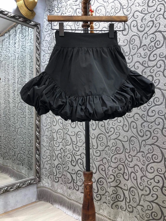 2021 spring and summer new women's fashion solid color decoration micro Peng versatile short skirt 309
2021 spring and summer new women's fashion solid color decoration micro Peng versatile short skirt 309