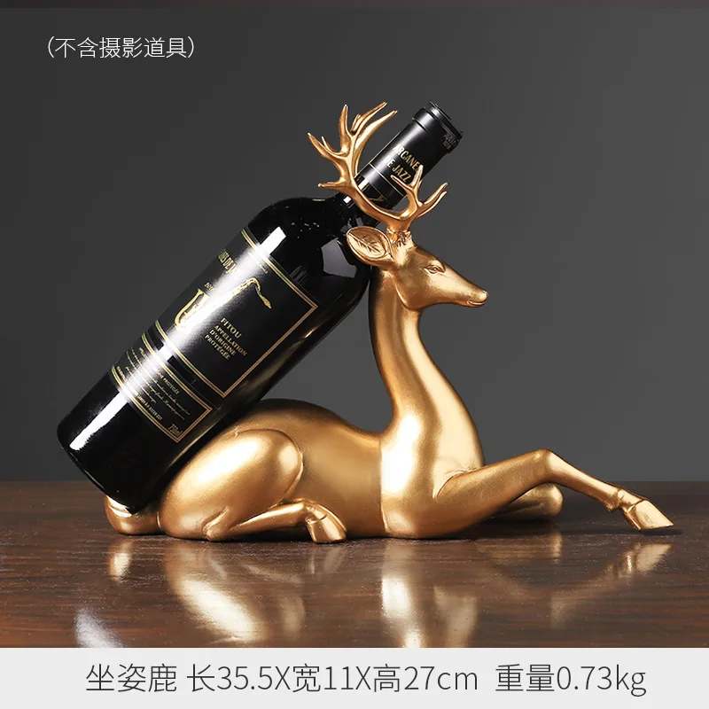 Neylend Golden Deer Wine Rack Decoration Living Room Entrance TV Cabinet Restaurant Counter Decoration Crafts Holiday Gift Home
Neylend Golden Deer Wine Rack Decoration Living Room Entrance TV Cabinet Restaurant Counter Decoration Crafts Holiday Gift Home