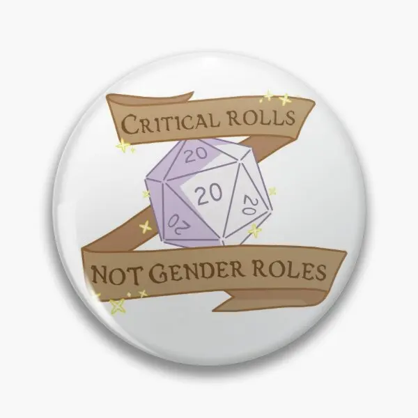 critical rolls not gender roles Soft Enamel Pin Badge Decorative Clothes Badge Lapel Pin Brooch Jewelry for Women
critical rolls not gender roles Soft Enamel Pin Badge Decorative Clothes Badge Lapel Pin Brooch Jewelry for Women