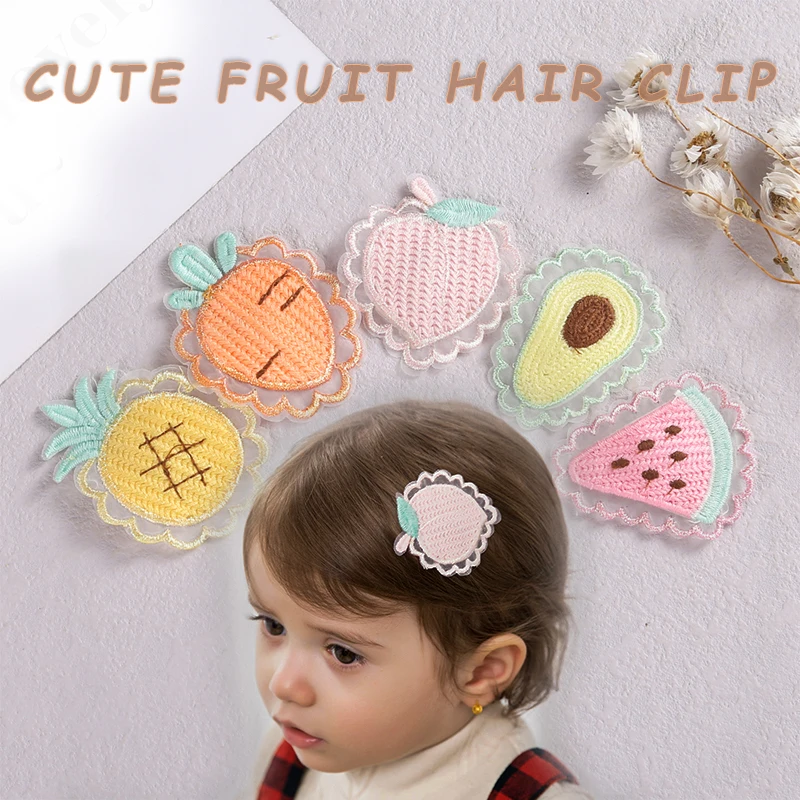 5pcs/lot Fruit Baby Girl Hair Clips Lovely Headwear for Newborn Cute Hair Pins for Girl Headband Kids Hair Accessories
5pcs/lot Fruit Baby Girl Hair Clips Lovely Headwear for Newborn Cute Hair Pins for Girl Headband Kids Hair Accessories