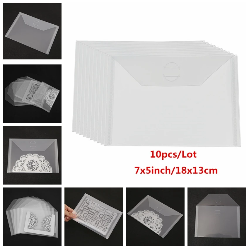 10pcs/Lot PVC Plastic Sheet Large Stamp & Die Storage Pockets for DIY Scrapbooking Shaker Cards Photo Frame Clear Transparent
10pcs/Lot PVC Plastic Sheet Large Stamp & Die Storage Pockets for DIY Scrapbooking Shaker Cards Photo Frame Clear Transparent