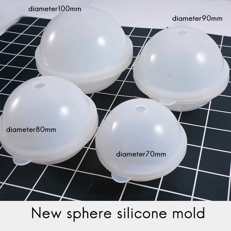 4Pcs Sphere Silicone Mold 70+80+90+100mm Crystal Epoxy Ball Mold Ball Pendulum Table Mold
4Pcs Sphere Silicone Mold 70+80+90+100mm Crystal Epoxy Ball Mold Ball Pendulum Table Mold
