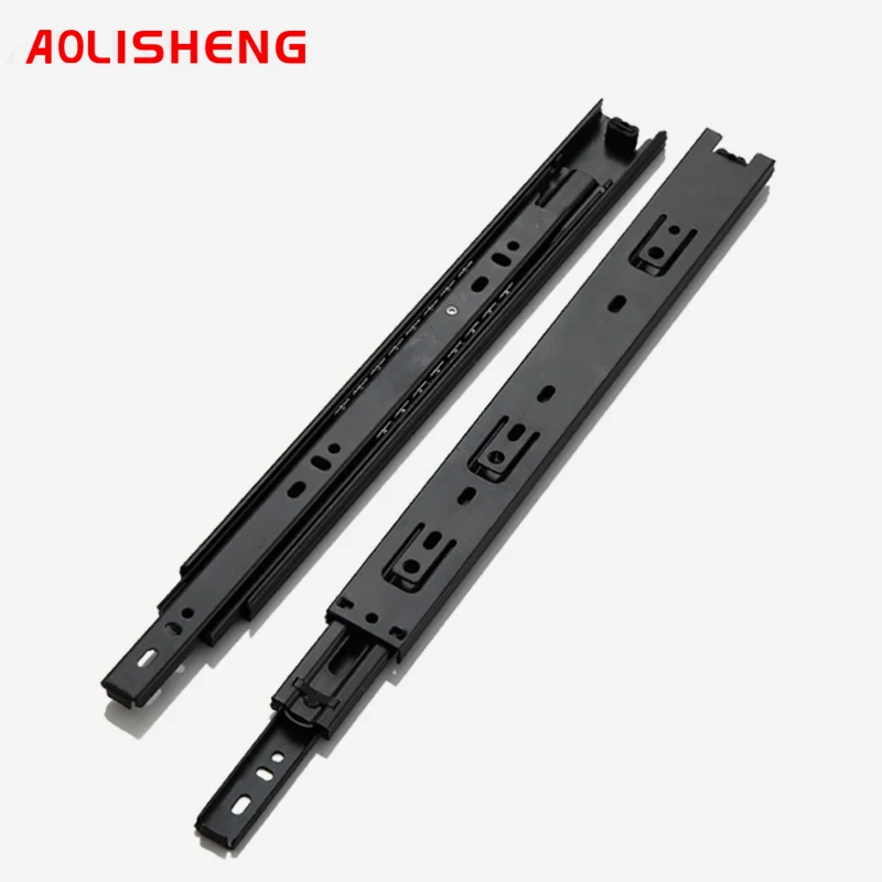 AOLISHENG 35mm Wide Three Section Cold Rolled Steel Full Extension Ball Bearing Drawer Slide
AOLISHENG 35mm Wide Three Section Cold Rolled Steel Full Extension Ball Bearing Drawer Slide