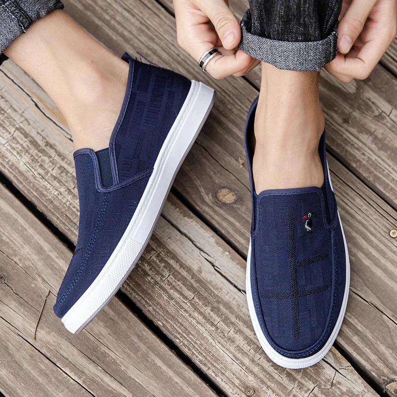 Men's Board Shoes Korean Students Breathable Cloth Sneakers Low-soled Casual Shoes Novelty Fashion Denim Single Shoes
Men's Board Shoes Korean Students Breathable Cloth Sneakers Low-soled Casual Shoes Novelty Fashion Denim Single Shoes