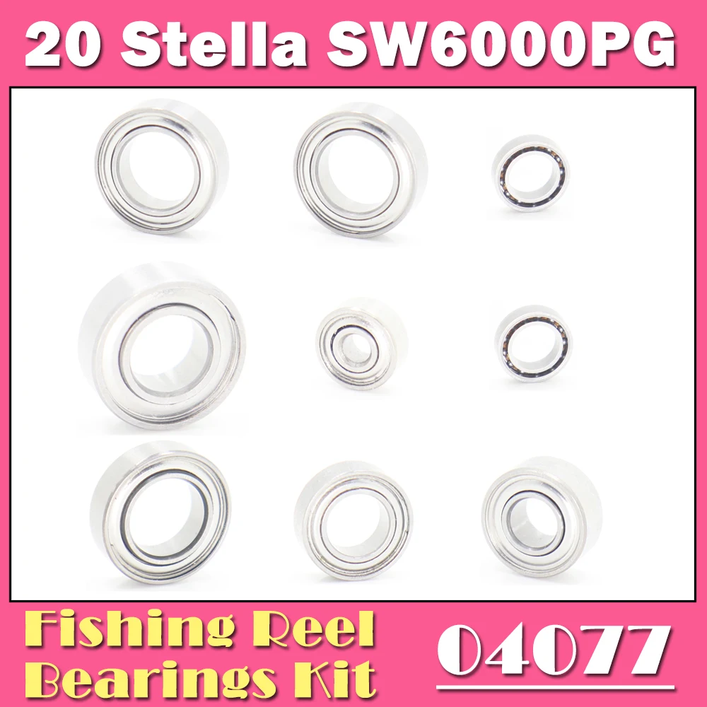 Fishing Reel Stainless Steel Ball Bearings Kit For Shimano 20 Stella SW 6000PG 6000HG 04077 04078 Spinning Reels Bearing Kits
Fishing Reel Stainless Steel Ball Bearings Kit For Shimano 20 Stella SW 6000PG 6000HG 04077 04078 Spinning Reels Bearing Kits