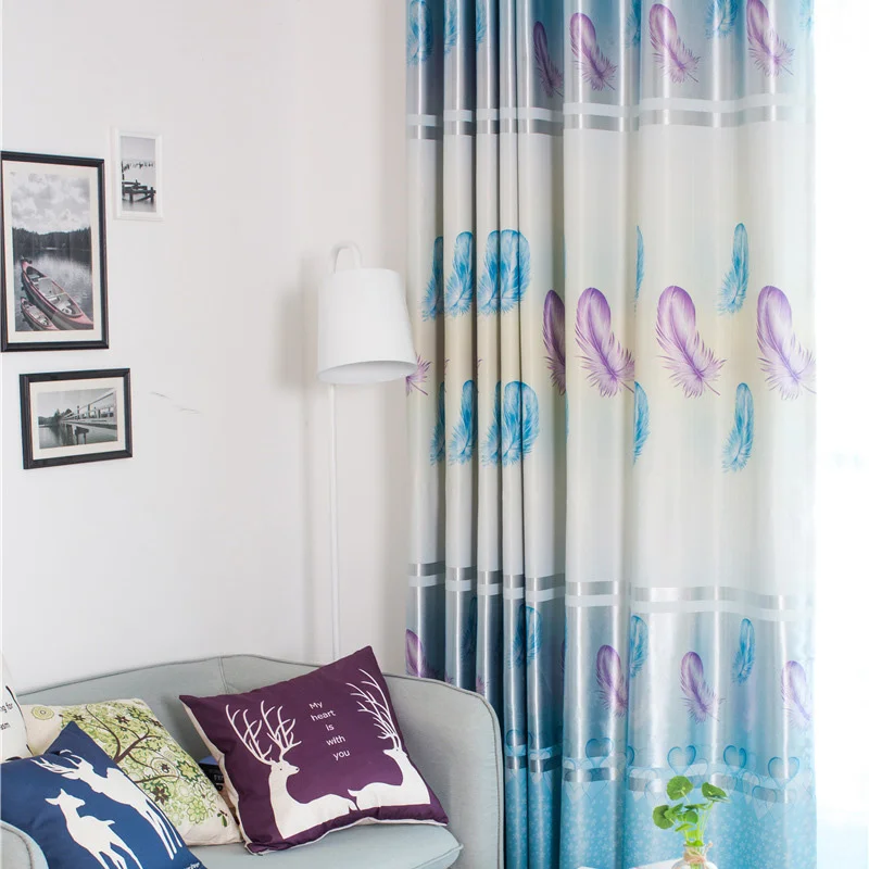 MELUNMHOM Double-sided Printing Feather Cloth Curtains for Living Room Bedroom Balcony French Style Tulle Curtain Window Sheer P 
MELUNMHOM Double-sided Printing Feather Cloth Curtains for Living Room Bedroom Balcony French Style Tulle Curtain Window Sheer P