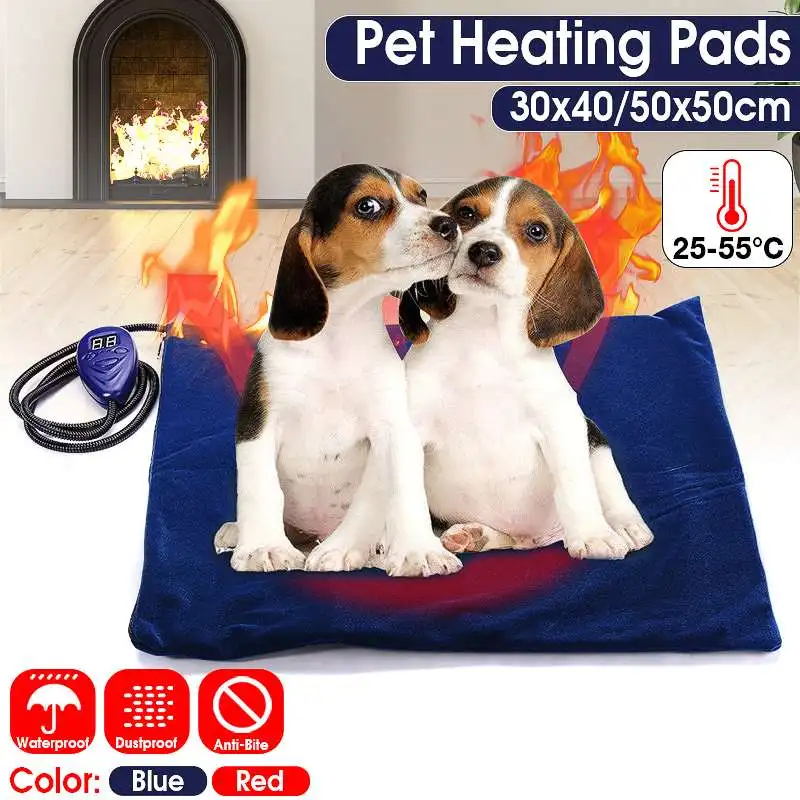 40*30cm/50*50cm Pet Electric Blanket Dog Heating Pad Dog Bed Waterproof Anti-bite Adjustable Temperature Cushion Heat Mat
40*30cm/50*50cm Pet Electric Blanket Dog Heating Pad Dog Bed Waterproof Anti-bite Adjustable Temperature Cushion Heat Mat