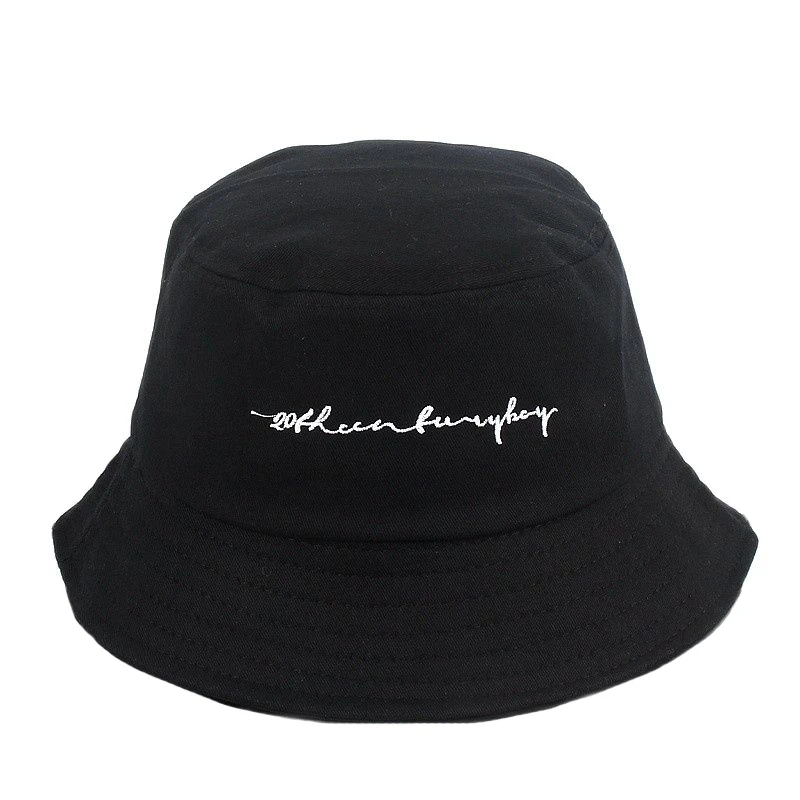 Design Personality Font Embroidery Cotton Fisherman Cap Summer Outdoor Unisex Sun Protection Panama Bucket Hat
Design Personality Font Embroidery Cotton Fisherman Cap Summer Outdoor Unisex Sun Protection Panama Bucket Hat