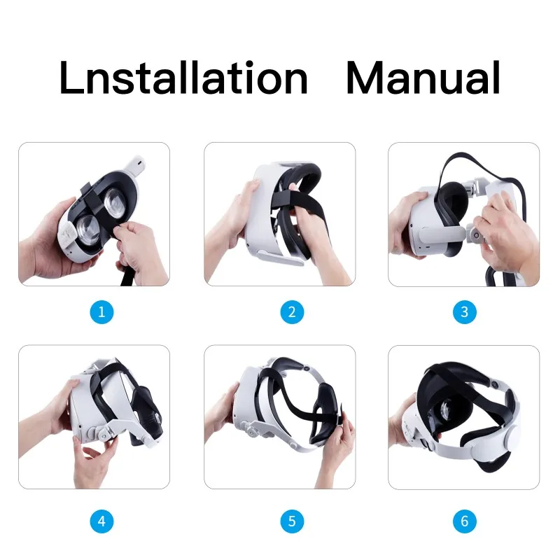 Upgrade Elite Strap for Oculus Quest 2 Halo Strap Adjustable Reduce Head Pressure Comfortable Touch Design Balance Weight
Upgrade Elite Strap for Oculus Quest 2 Halo Strap Adjustable Reduce Head Pressure Comfortable Touch Design Balance Weight
