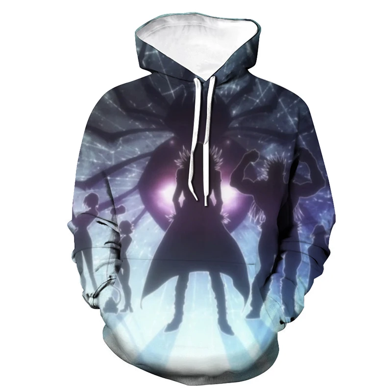 Trendy Hip Hop Hoodies Anime Hunter x Hunter 3D Print Hooded Sweatshirt Men Women Sport Hoodie Casual Fashion Pullover Tops Coat
Trendy Hip Hop Hoodies Anime Hunter x Hunter 3D Print Hooded Sweatshirt Men Women Sport Hoodie Casual Fashion Pullover Tops Coat