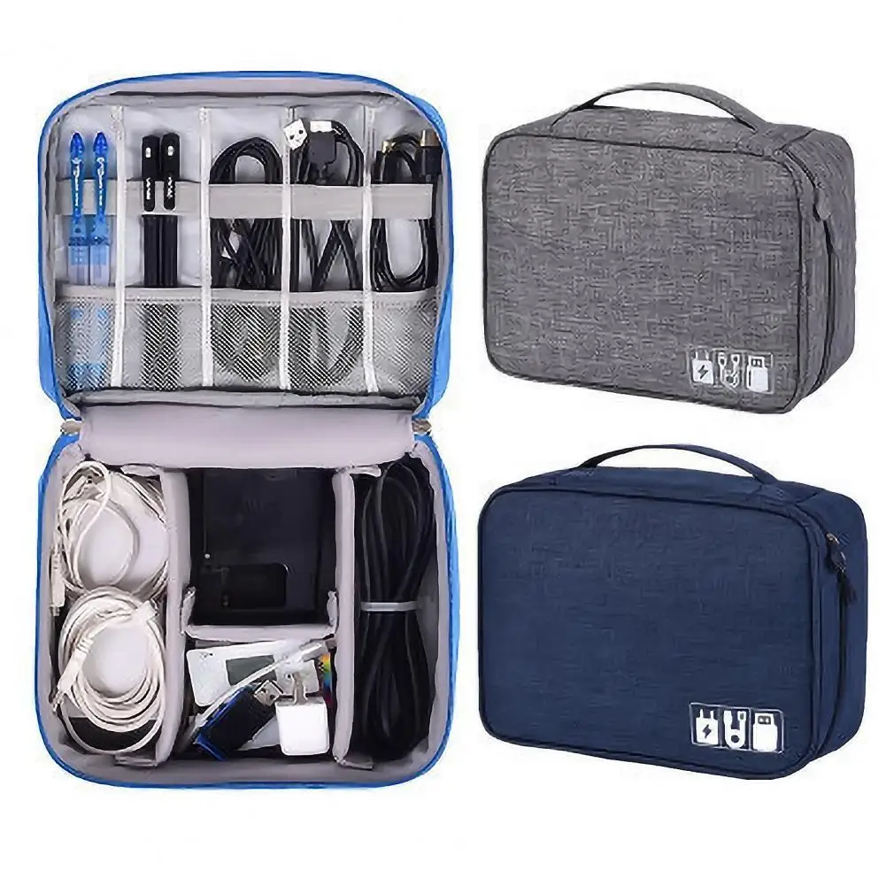 Hot Sales Electronics Accessories Case Compartment Multifunctional Polyester Waterproof Data Cable Storage Bag Pouch for Daily
Hot Sales Electronics Accessories Case Compartment Multifunctional Polyester Waterproof Data Cable Storage Bag Pouch for Daily