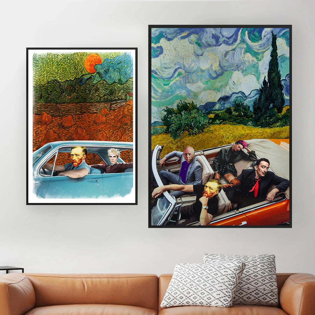 Canvas Paintings Funny Character Blue Starry Van Gogh Driving Posters and Prints Wall Art Pictures for Living Room Decoration
Canvas Paintings Funny Character Blue Starry Van Gogh Driving Posters and Prints Wall Art Pictures for Living Room Decoration