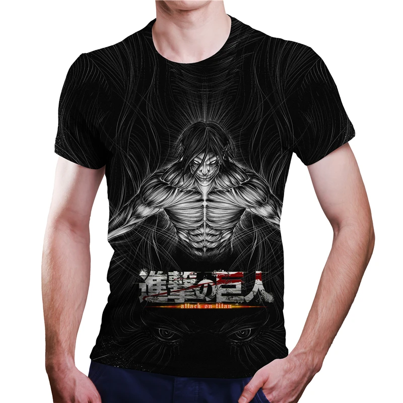2021 summer men's anime attack on titan graphic T-shirts Harajuku manga short-sleeved round neck quick-drying anime clothing
2021 summer men's anime attack on titan graphic T-shirts Harajuku manga short-sleeved round neck quick-drying anime clothing