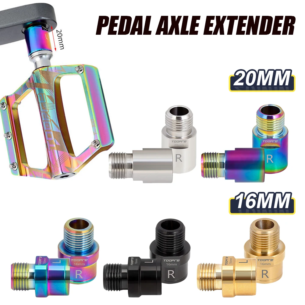 Bicycle Pedal Extender High Quality Extender Effort Saving Bike Pedals Crank Extension Riding Tools 16/20mm Bike Parts
Bicycle Pedal Extender High Quality Extender Effort Saving Bike Pedals Crank Extension Riding Tools 16/20mm Bike Parts