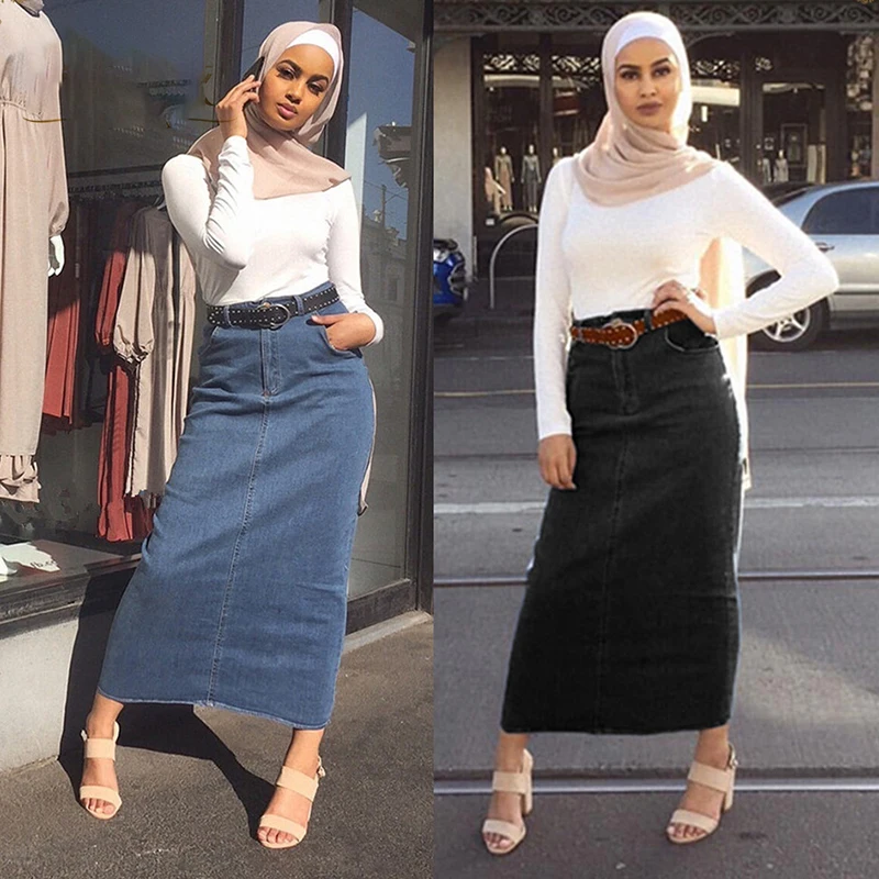 Платье-Карандаш длинное в винтажном стиле, повседневная одежда в ковбойском стиле для мусульманских женщин, длинное платье, LSM058 
Платье-Карандаш длинное в винтажном стиле, повседневная одежда в ковбойском стиле для мусульманских женщин, длинное платье, LSM058