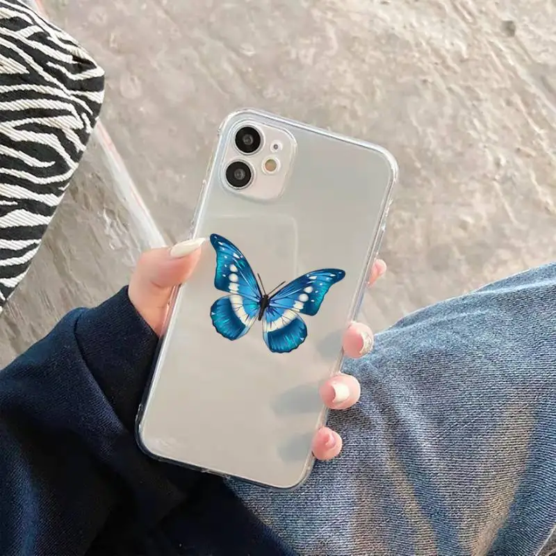 Beautiful butterfly Phone Case Transparent Clear for iPhone 11 12 mini pro XS MAX 7 8 6 6S Plus X 5S SE 2020 XR
Beautiful butterfly Phone Case Transparent Clear for iPhone 11 12 mini pro XS MAX 7 8 6 6S Plus X 5S SE 2020 XR