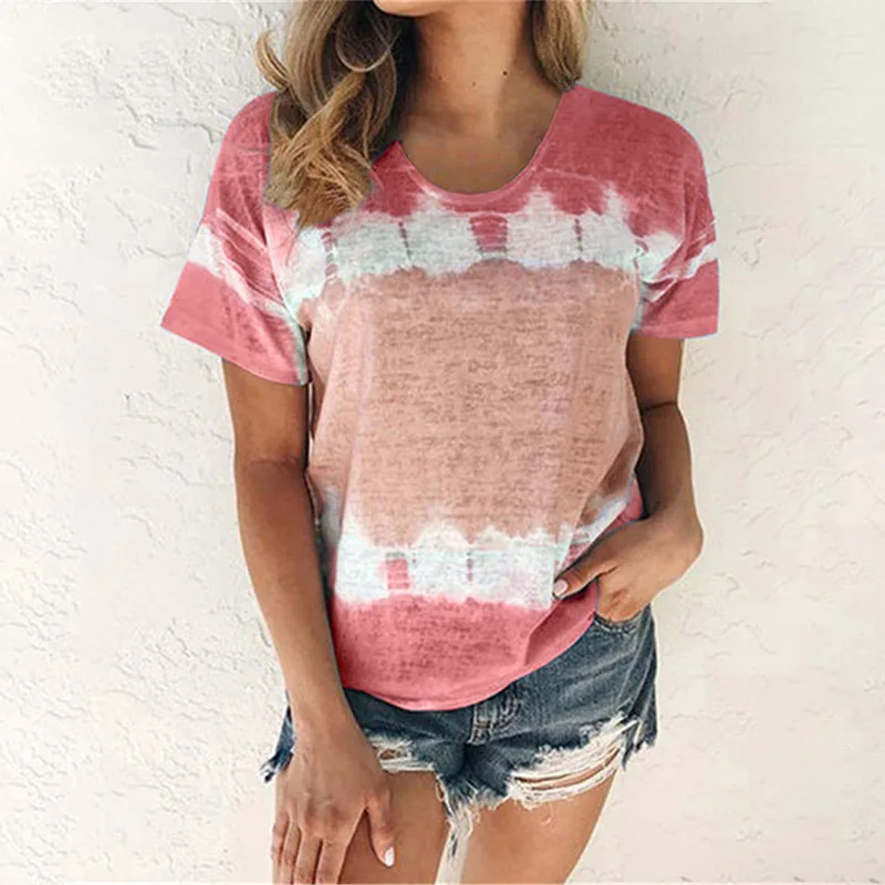 O Neck Contrast Color Short Sleeve T Shirt Women Casual Vintage Loose Plus Size Tops Beach Holiday Streetwear Tee Shirt
O Neck Contrast Color Short Sleeve T Shirt Women Casual Vintage Loose Plus Size Tops Beach Holiday Streetwear Tee Shirt