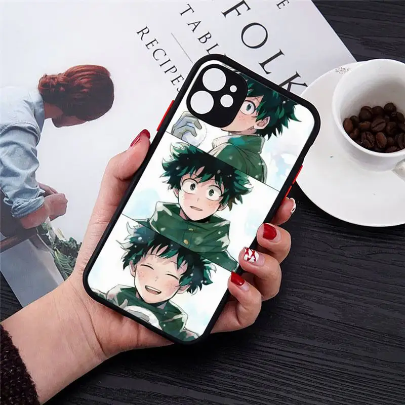 My Hero Academia deku bakugou Boku Phone Case Matte Transparent for iPhone 7 8 11 12 s mini pro X XS XR MAX Plus cover funda
My Hero Academia deku bakugou Boku Phone Case Matte Transparent for iPhone 7 8 11 12 s mini pro X XS XR MAX Plus cover funda