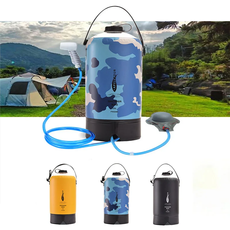 Outdoor Camping shower PVC Pressure water bag With Foot Pump Super light Protable Folding Hiking Climbing Bathing equipment
Outdoor Camping shower PVC Pressure water bag With Foot Pump Super light Protable Folding Hiking Climbing Bathing equipment