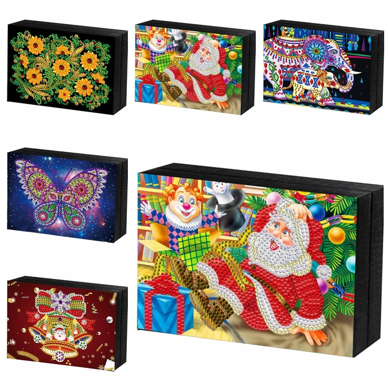 5D DIY Special Shaped Diamond Painting Jewelry Box Storage box Animal Diamond Mosaic Embroidery kits Christmas Home Decoration
5D DIY Special Shaped Diamond Painting Jewelry Box Storage box Animal Diamond Mosaic Embroidery kits Christmas Home Decoration