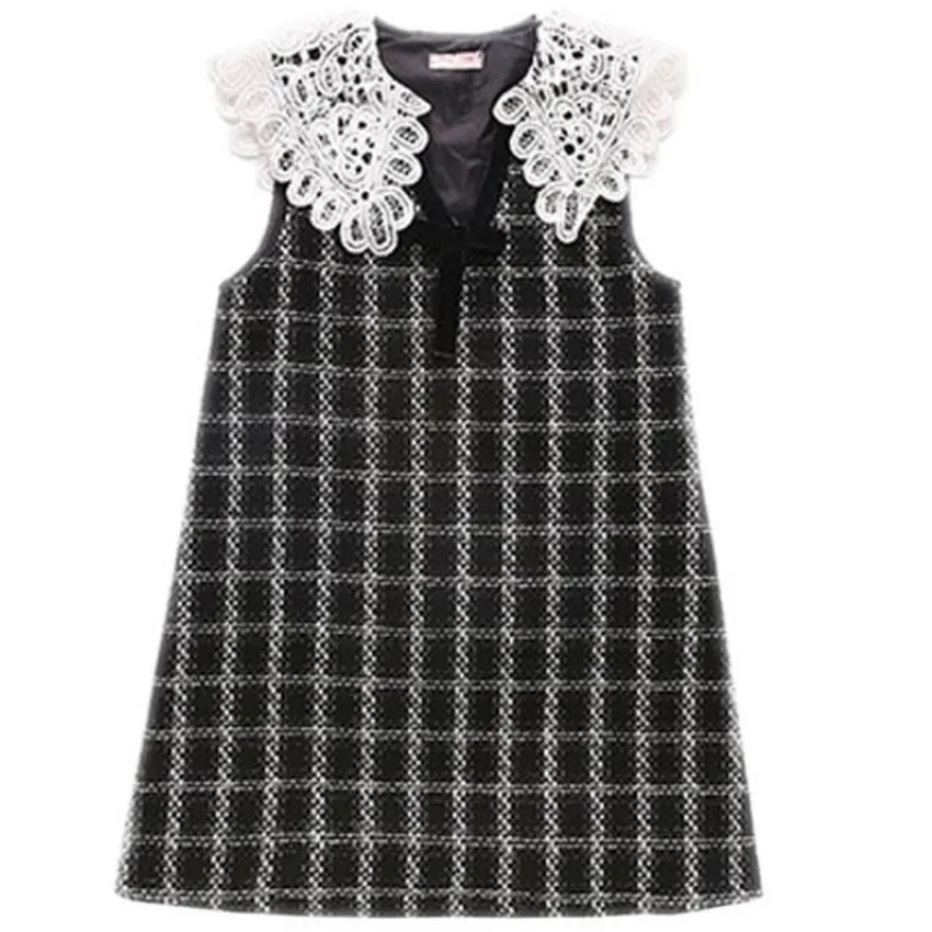 Autumn winter baby Girls Tweed Vest plaid Dress Vintage Kids Fashion Children Girls Princess
Autumn winter baby Girls Tweed Vest plaid Dress Vintage Kids Fashion Children Girls Princess