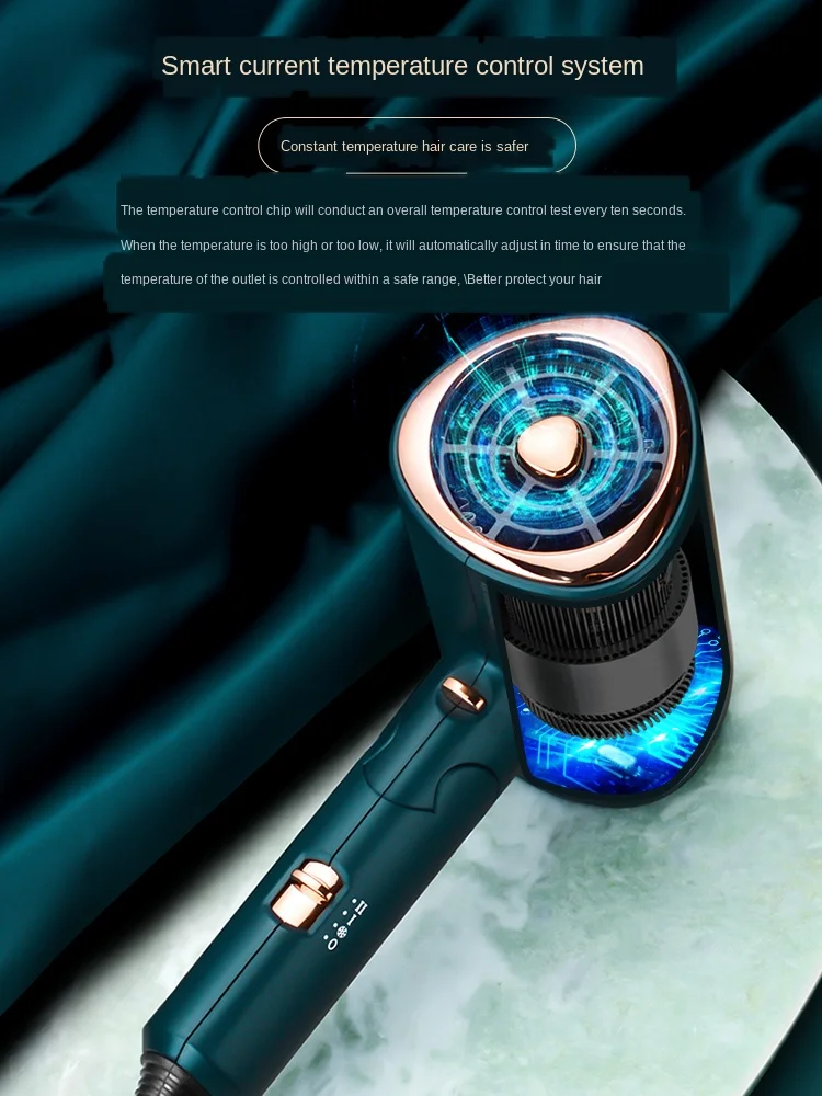 Quiet noise reduction design, electric hair dryer, nano water separation, household high-power cold and hot air 9800 neg
Quiet noise reduction design, electric hair dryer, nano water separation, household high-power cold and hot air 9800 neg