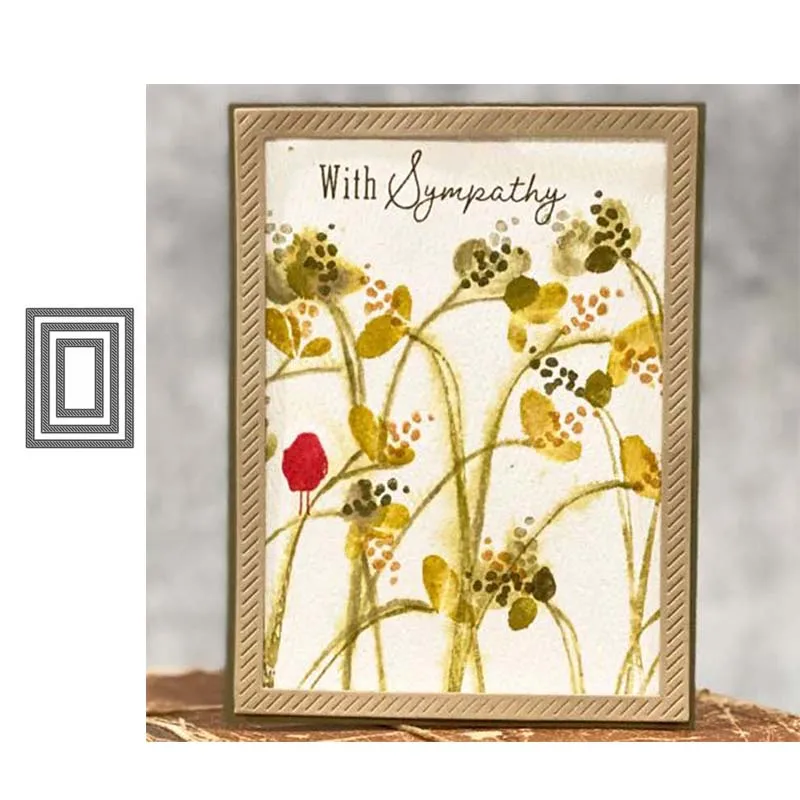 JC Rectangle Line Background Frame Metal Cutting Dies Scrapbooking Die Cut Handmade Tool Stencil Craft Mold Mould Decor Template
JC Rectangle Line Background Frame Metal Cutting Dies Scrapbooking Die Cut Handmade Tool Stencil Craft Mold Mould Decor Template