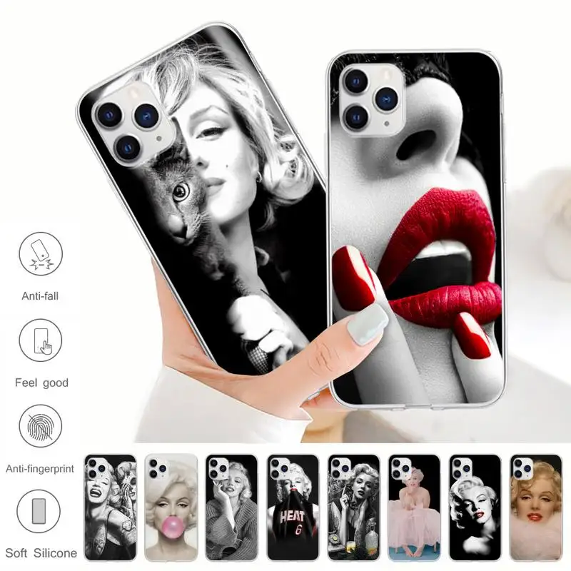 Sexy Girl Marilyn Monroe Transparent Mobile Phone Case For Xiaomi Redmi K30s Ultra Note 9s 9 Pro Max Mi 10 Lite 11 10T Pro
Sexy Girl Marilyn Monroe Transparent Mobile Phone Case For Xiaomi Redmi K30s Ultra Note 9s 9 Pro Max Mi 10 Lite 11 10T Pro