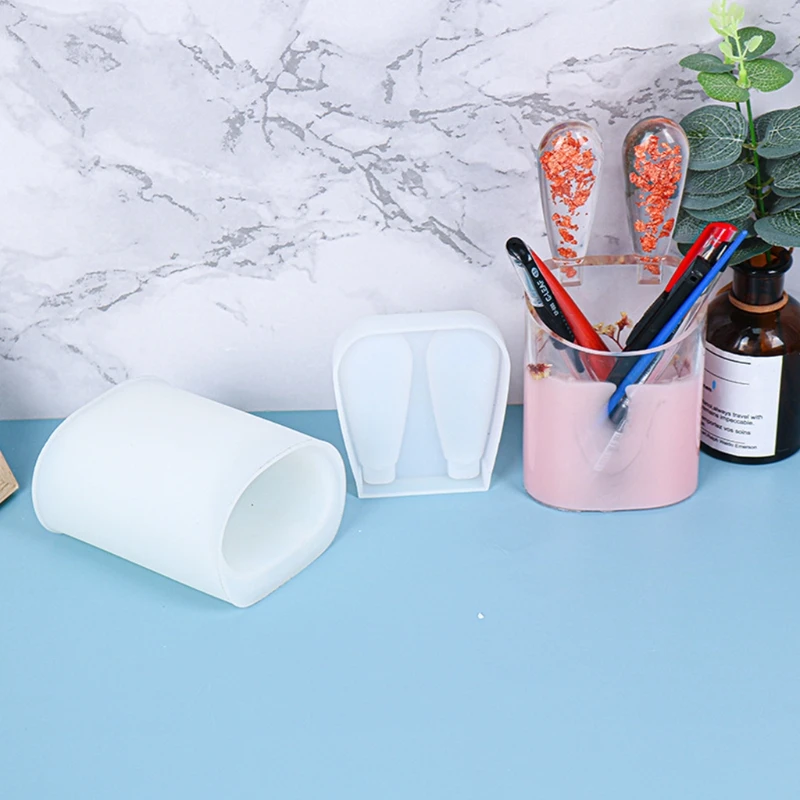 Silicone Mold DIY Rabbit Pen Holder Desk Organizer Decoration Table Decor Epoxy Resin Handmade Crafts Molds Gifts Cup Unique
Silicone Mold DIY Rabbit Pen Holder Desk Organizer Decoration Table Decor Epoxy Resin Handmade Crafts Molds Gifts Cup Unique