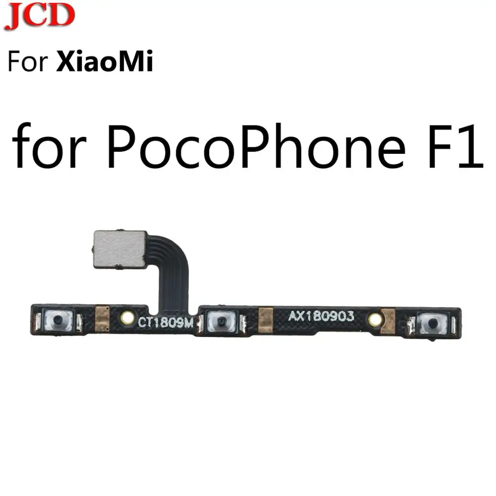 JCD Power Volume flex cable for PocoPhone F1 Volume Button Power Switch On Off Button Flex Cable For XiaoMi Mi F1
JCD Power Volume flex cable for PocoPhone F1 Volume Button Power Switch On Off Button Flex Cable For XiaoMi Mi F1