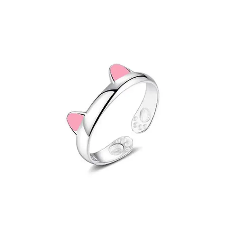 Cat cat paw footprint ear opening adjustable metal ring 2021 new fashion cute cute pet cute animal ring gift wholesale 
Cat cat paw footprint ear opening adjustable metal ring 2021 new fashion cute cute pet cute animal ring gift wholesale