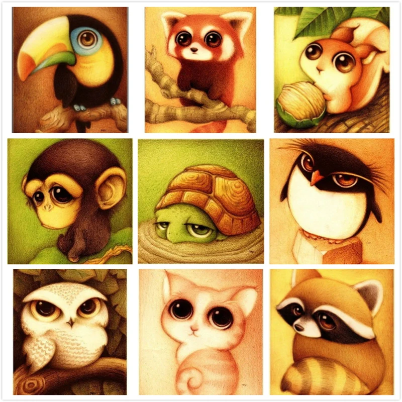 DIY Diamond Painting Cute Cartoon Animals Full Display Rhinestones Full Square Diamond Embroidery Cross Stitch Mosaic Home Decor
DIY Diamond Painting Cute Cartoon Animals Full Display Rhinestones Full Square Diamond Embroidery Cross Stitch Mosaic Home Decor