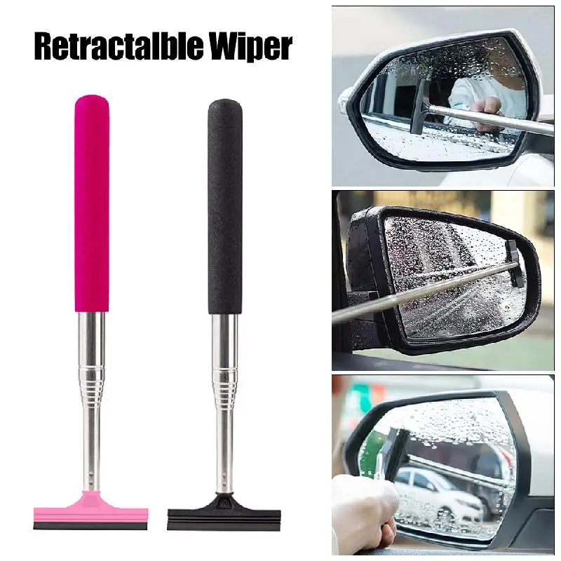 New 98cm Car Rearview Mirror Wiper Telescopic Auto Mirror Squeegee Cleaner Long Handle Car Cleaning Tool Mirror Glass Cleaner
New 98cm Car Rearview Mirror Wiper Telescopic Auto Mirror Squeegee Cleaner Long Handle Car Cleaning Tool Mirror Glass Cleaner
