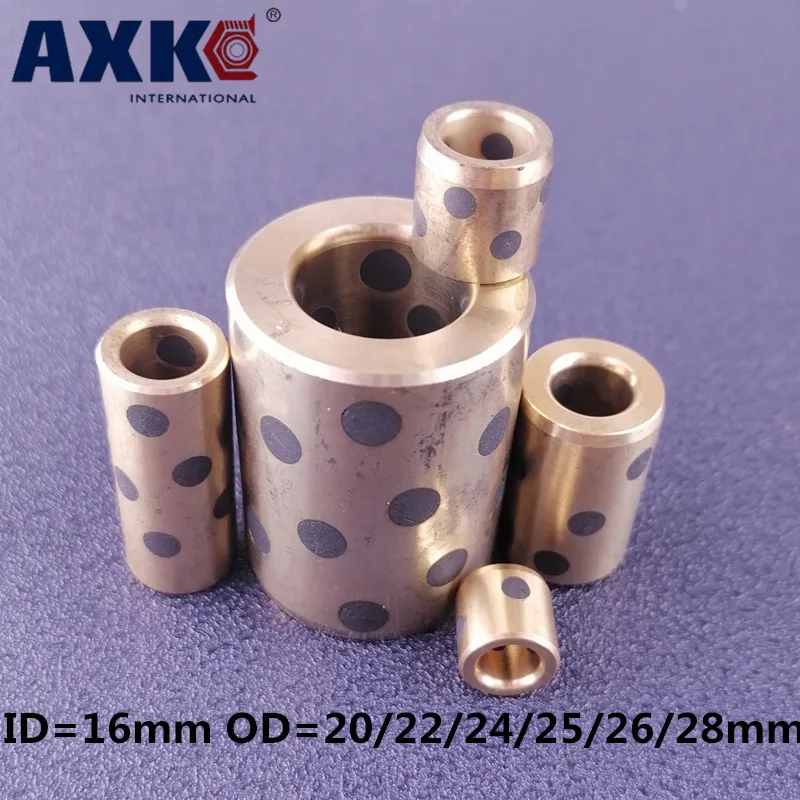 Oil Self-lubricating JDB Ball Bearing Linear Graphite Copper Set Bearing Bushing Lm16 OD 22/24/25/26/28mm 4/10pcs Free Shipping
Oil Self-lubricating JDB Ball Bearing Linear Graphite Copper Set Bearing Bushing Lm16 OD 22/24/25/26/28mm 4/10pcs Free Shipping