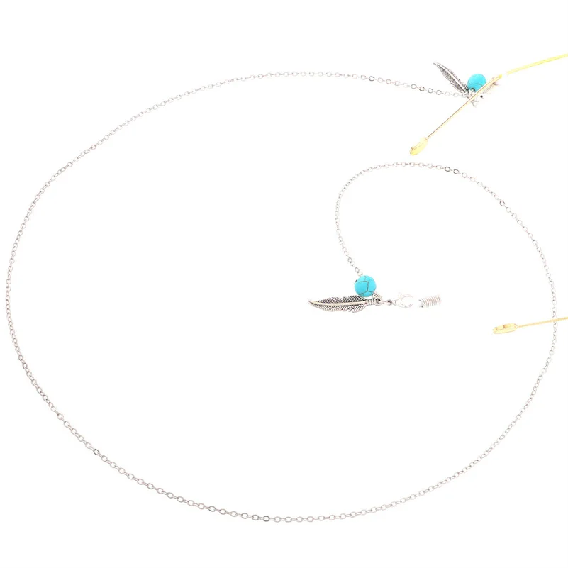 Metal Feather Turquoise Pendant Sunglasses Glasses Chain For Women's Strap Hang Spectacle Cord Holder Lanyards Luxury Fashion
Metal Feather Turquoise Pendant Sunglasses Glasses Chain For Women's Strap Hang Spectacle Cord Holder Lanyards Luxury Fashion